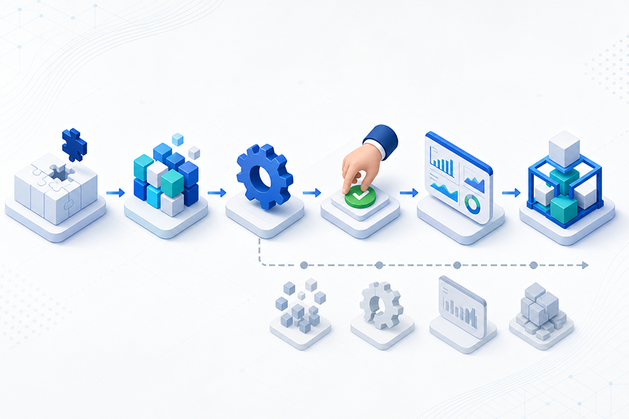Journey for evaluating an artificial intelligence project from the problem to a measurable outcome