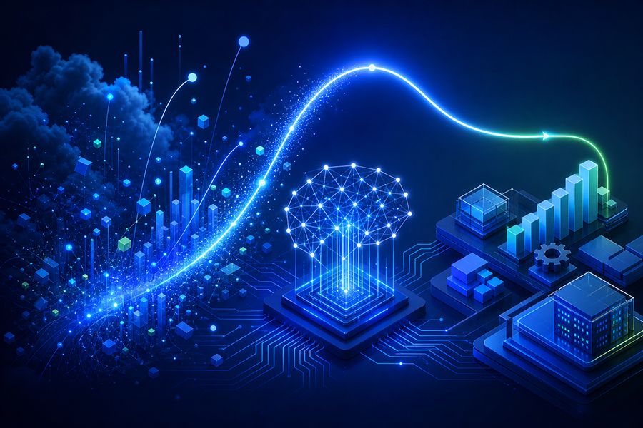 Artificial intelligence between a curve of expectations and a foundation of real results